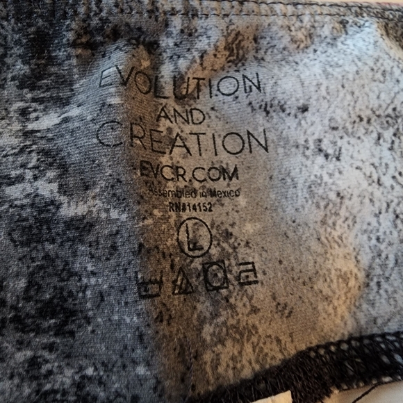 Evolution and Creation Yoga Leggings- Beautiful Elephant Design - Picture 7 of 8